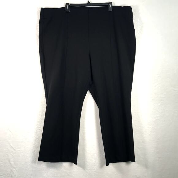 Rafaella Pants 3X Straight Crop Trouser Pull On Elastic‎ Career Church Capsule - Picture 1 of 7
